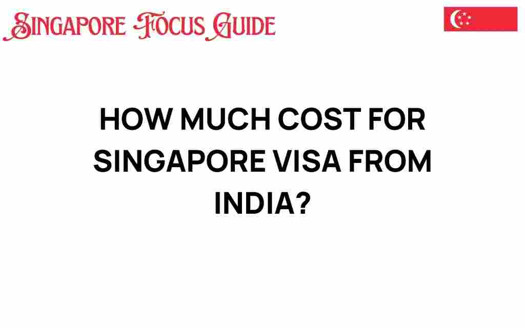singapore-visa-cost-india