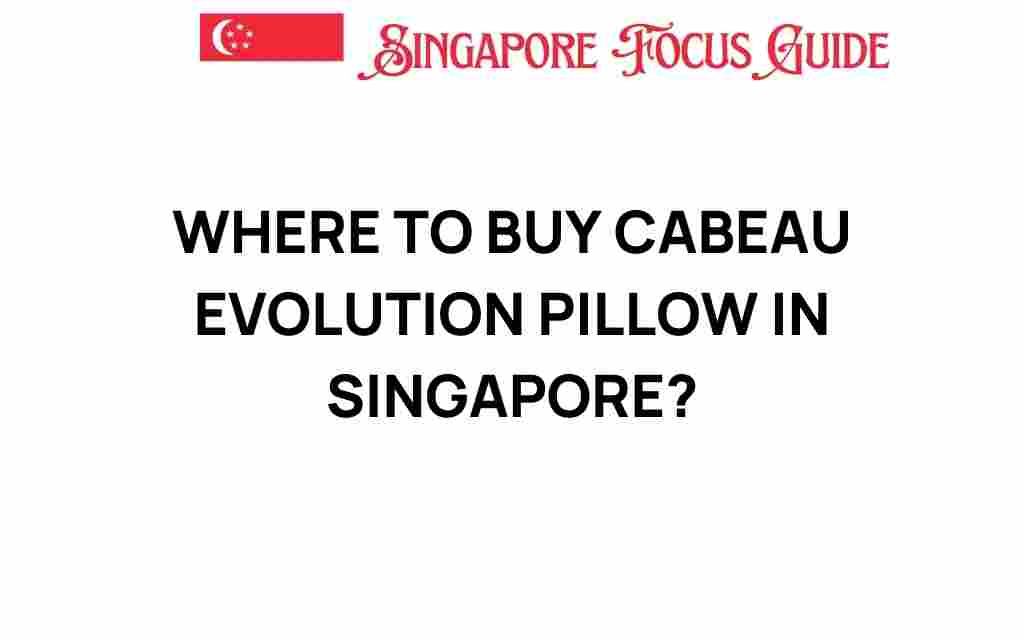 cabeau-evolution-pillow-singapore