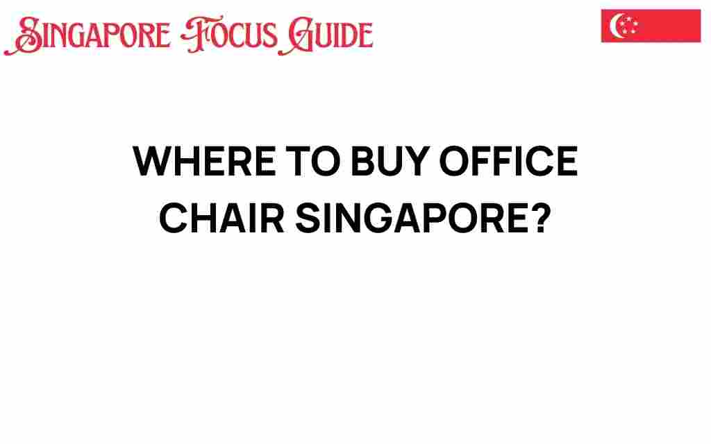 buy-office-chair-singapore