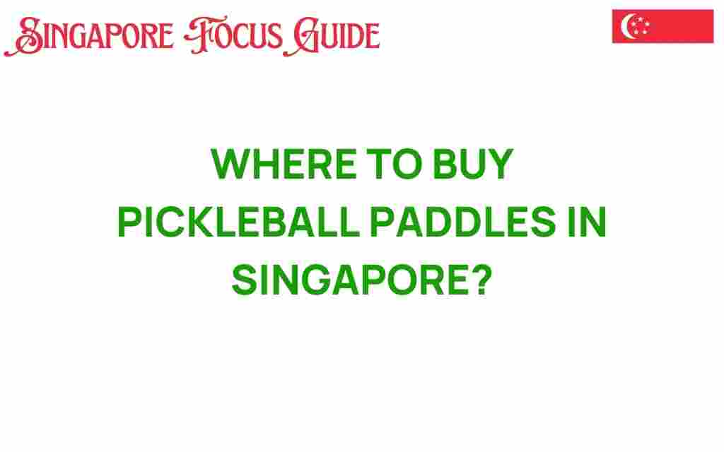 buy-pickleball-paddles-singapore